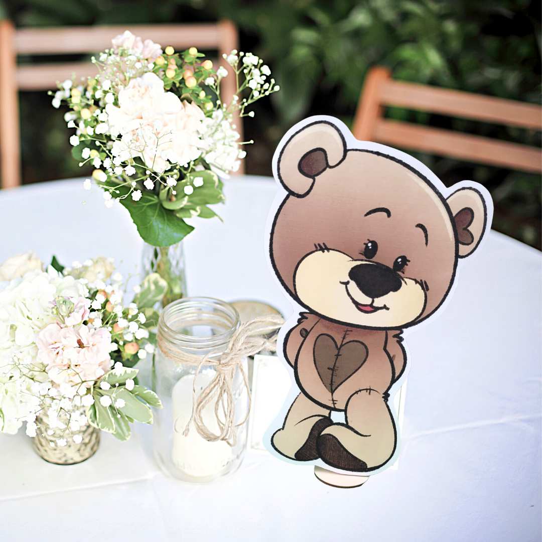 Brown Teddy Bear Tabletop Prop