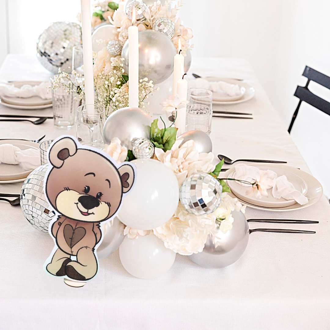 Brown Teddy Bear Tabletop Prop